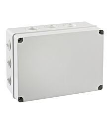 Abzweigdose IP65, H=253 B=342 T=132, 12xM40, Halogenfrei