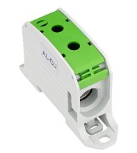 Aluminium / Kupfer Klemme, 1-Polig, 95Mm² Grün