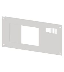 Frontplatte mit Ausschnitt 196x187mm Stahlblech Breite 3