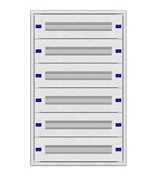 Installationsverteiler 2A-18K mit  126TE und 2 Flansche
