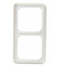 Rahmen 2-fach IP44, reinweiß