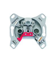 SAT Durchgangdose 3Loch,Radio/TV/SAT,Cl.A,10dB,o.R.,SSD 5-10