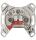 SAT Durchgangdose 3Loch,Radio/TV/SAT,Cl.A,14dB,o.R.,SSD 5-14