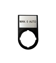 Schild+Träger Anzeige: MAN 0 AUTO