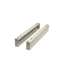 Sockel Seitenprofilpaar T=1200 H120 für Datenschrank RAL7035