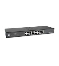 Switch 24xRJ45 1000 (PoE+) + 4xSFP/RJ45 Combo, 19" 380W