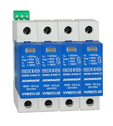 Überspannungsableiterset 4+0 Für Tn-S System, Klasse T2(C)+H