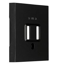 USB Ladesteckdosen-Abdeckung, schwarz