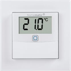 Temperatur- und Luftfeuchtigkeitssensor mit Display innen